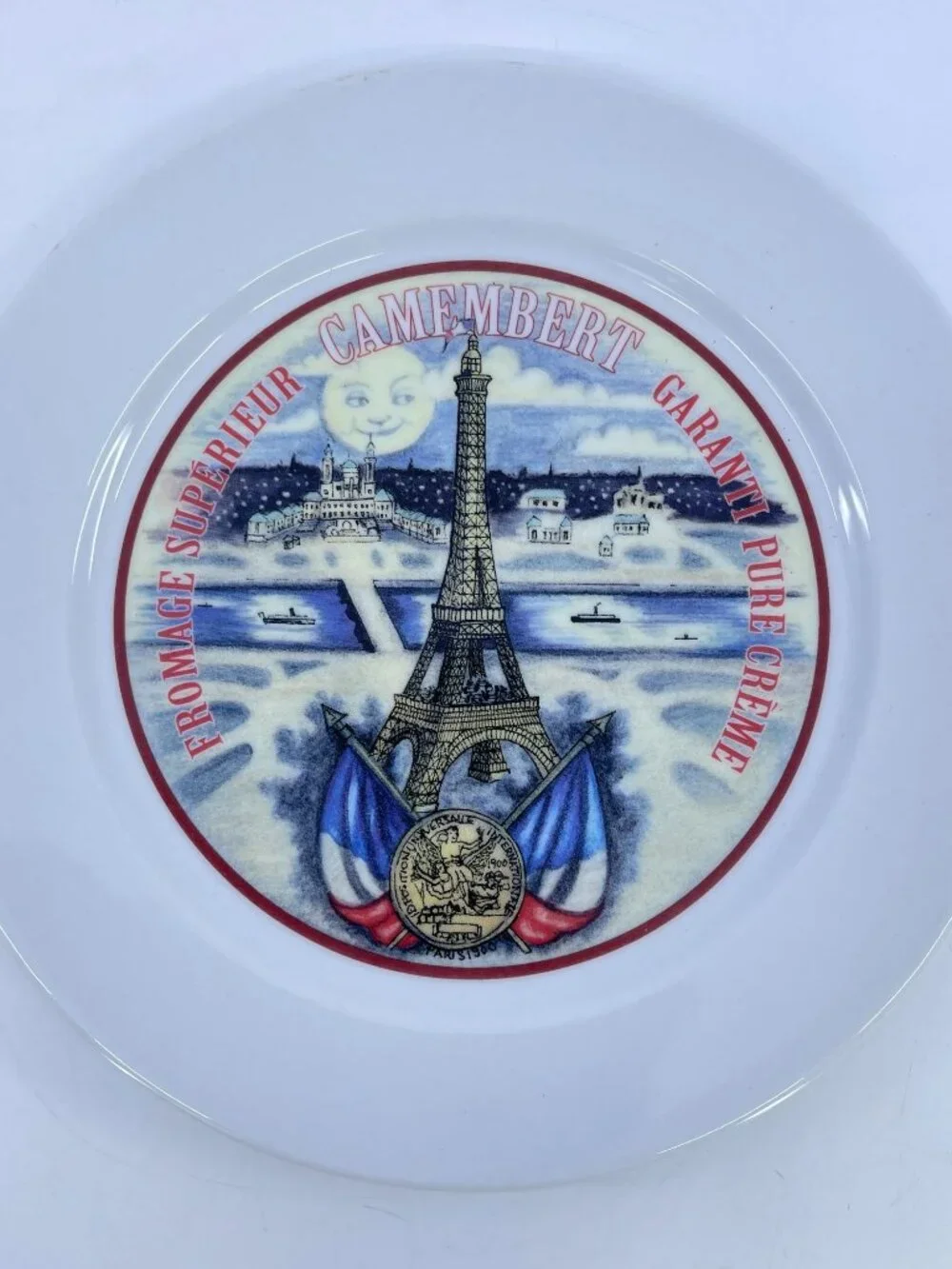 vintage restoration hardware french cheese plates set of 4 in original box